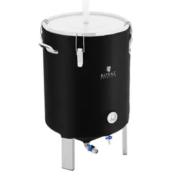 Royal Catering Fermenter - 60 L - 0 - 40 °C - Edelstahl - mit Isoliermantel RCBM-60ICF