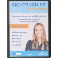 Pagna Office Sichtbuch DIN A4, 20 Hüllen schwarz