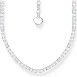Thomas Sabo Tennis-Halskette KE2303-051-14 Silber/Weiß
