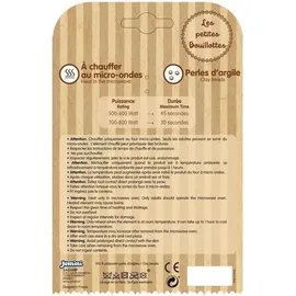 JEMINI 024032S Plüsch-Wärmflasche Bär mit Mikroperlen aus Ton +/-19 cm