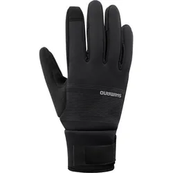 SHIMANO Fahrrad-Handschuhe WINDBREAK Thermal, Black 2XL