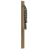 MODERANO Garderobenpaneel Eiche, Metall, Holzwerkstoff, 10x165x5 cm, Aufhängemöglichkeit, Garderobe, Garderobenpaneele, Garderobenpaneele