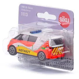 Siku 1113 - VW ID. Buzz Ambulance, Notarzt, 86x36x34mm