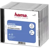 Hama CD Double Jewel Case Standard - Behälter CD-Aufbewahrung - Kapazität: 2 CD ...