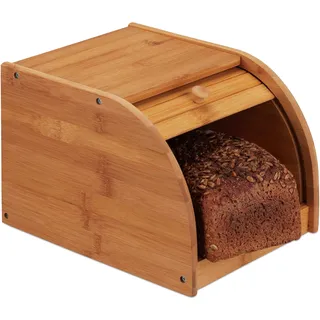 Relaxdays Brotkasten braun
