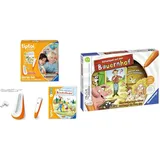 Ravensburger tiptoi Starter-Set Plus 00159: Stift und Buch Meine schönsten Kinderlieder & tiptoi Spiel 00830 Rätselspaß auf dem Bauernhof
