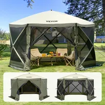 Vevor Pop-Up-Pavillonzelt 12 x 12 Fuß Armeegrün