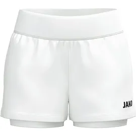 Jako 2-in-1 Short One Damen Weiß 44