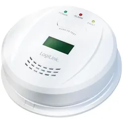 LogiLink Kohlenmonoxidmelder mit LCD Display und LED Signal 85dB EN50291