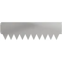 vidaXL Raseneinfassung 10 Stk. 103 x 0 cm Silber/Metall