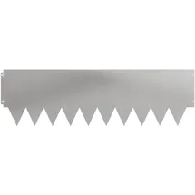 vidaXL Raseneinfassung 10 Stk. 103 x 0 cm Silber/Metall