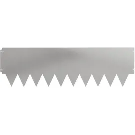 vidaXL Raseneinfassung 10 Stk. 103 x 0 cm Silber/Metall