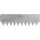vidaXL Raseneinfassung 10 Stk. 103 x 0 cm Silber/Metall