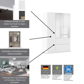 Rauch Drehtürenschrank »Kleiderschrank Schrank Garderobe Schlafzimmerschrank »Joel« - weiß