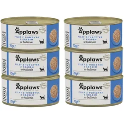 Applaws Cat Thunfisch mit Krabben 6x70g PACK