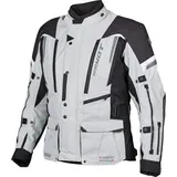 Germot InsideOut Motorrad Textiljacke, hellgrau/schwarz, 5XL