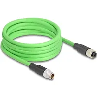 DeLock 80431 M12 Kabel X-kodiert 8 Pin Stecker zu