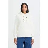 Oxmo Hoodie Fleecepullover Weiß L