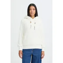 Oxmo Hoodie Fleecepullover Weiß L
