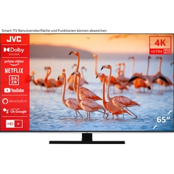 F (A bis G) JVC LED-Fernseher "LT-65VU8156" Fernseher schwarz LED Fernseher