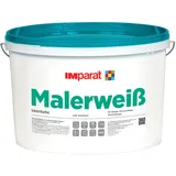 IMparat Malerweiß | Weiß | Wandfarbe Innenfarbe | Wohnraumfarbe | Hohe Deckkraft | 10 Liter