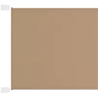 VidaXL Senkrechtmarkise Taupe 100x800 cm Oxford-Gewebe