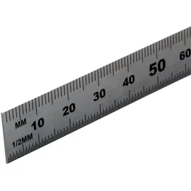 Hedue Stahlmaßstab 1000 mm Edelstahl