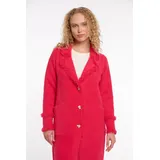 RINO & PELLE Longstrickjacke pink M