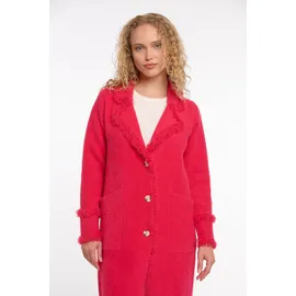RINO & PELLE Longstrickjacke pink M