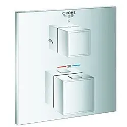 Grohe Grohtherm Cube Thermostat-Brausearmatur 24154000 2-Wege-Umstellung, chrom