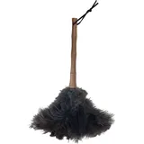 MSV Staubwedel Bambusgriff Feder Braun