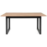 furn.design Esstisch Eiche und Anthrazit Industrial Malta