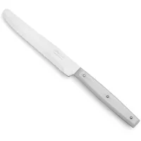 Arcos Tischmesser Edelstahl NITRUM 115 mm - Langlebigkeit und Präzision - Weißer Nylon-Griff - Serie Mesa