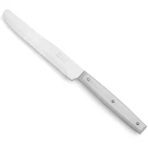 Arcos Tischmesser Edelstahl NITRUM 115 mm - Langlebigkeit und Präzision - Weißer Nylon-Griff - Serie Mesa