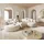 DeLife Big Sofa Edina Teddystoff Beige 330x170 cm