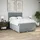 vidaXL Boxspringbett 140 x 200 cm Hellgrau