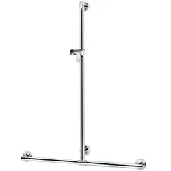 Keuco Duschhandlauf Plan Care 34914010611 mit Brausestange, verchromt, 600/1100mm,mit Halter