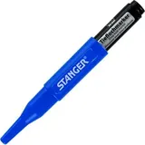 Stanger Tieflochmarker 321113, schwarz, Teleskopspitze & Halteclip, Strichbreite 2mm