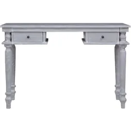 vidaXL Schreibtisch 115x50x78 cm Massivholz Mahagoni