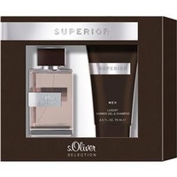 s.Oliver Herrendüfte Superior Men Geschenkset Eau de Toilette Spray 30 ml + Shower Gel 75 ml