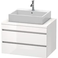 Duravit DuraStyle 80 x 54,8 cm, nussbaum natur/weiß matt,