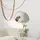 Homcom Asymmetrischer Wandspiegel 80 x 60 cm Beige