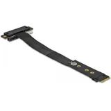 DeLock M.2 Key M zu PCIe x4 NVMe Adapter gewinkelt mit 20 cm Kabel