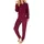 normann-wäschefabrik Normann Pyjama Frottee Eiskristall Motiv rot 36/38