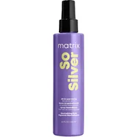 Matrix All-In-One Toning Spray für blondes Haar zur Neutralisation von Gelbstichen, Mit Violett-Pigmenten, So Silver Spray, 200ml