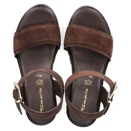 TAMARIS Keilsandaletten Damen Braun 42