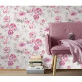 Fashion for walls Vliestapete Fashion for Walls 0,32 x 10 m 10 m rosa/weiß
