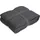 kamelshopping Musselin Decke Kuscheldecke 130 x 180 cm Grau/Schwarz
