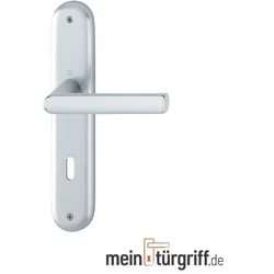 Hoppe Drückergarnitur Hamburg Langschild F1 Alu natur BB Türdrücker Türbeschlag