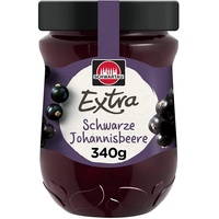 Schwartau Extra Konfitüre, Schwarze Johannisbeere, 340 g